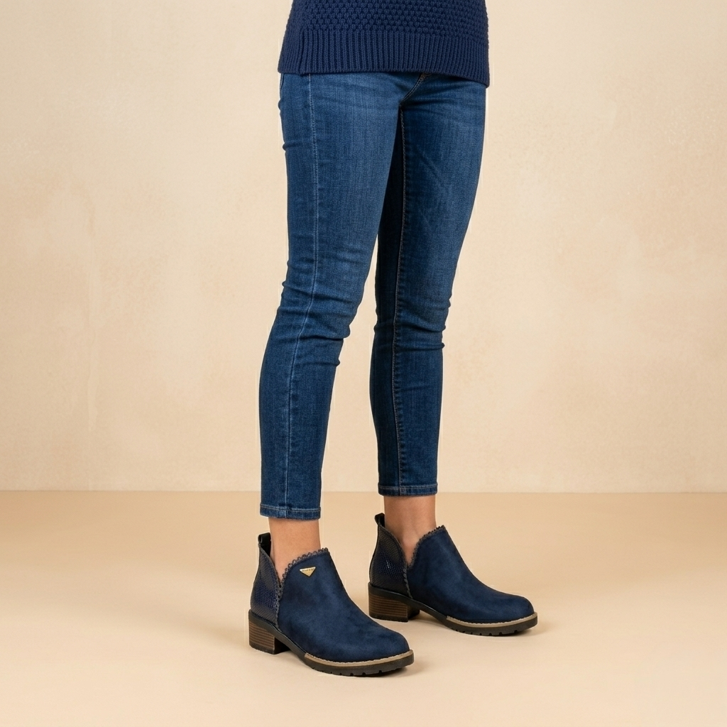 ZAPATO AZUL MUJER 0425