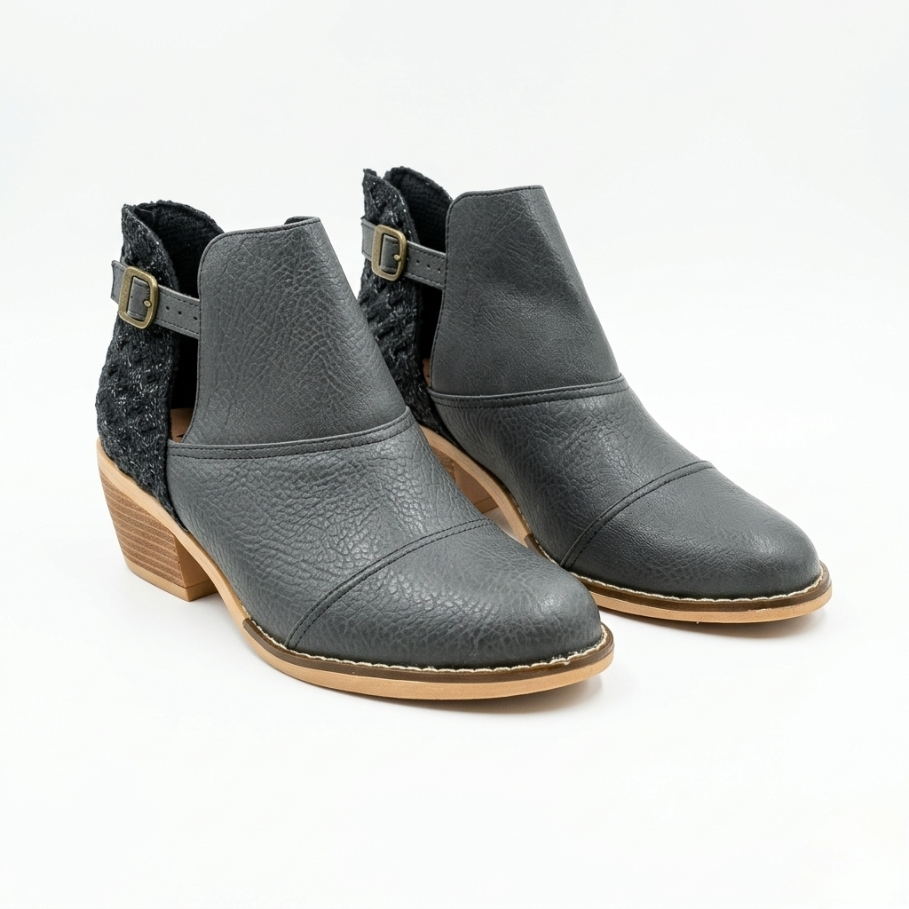 ZAPATO GRIS MUJER 0426