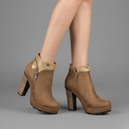 BOTIN CAFE CLARO MUJER 0413
