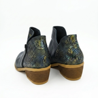 ZAPATO TEXANO NEGRO MUJER 0406