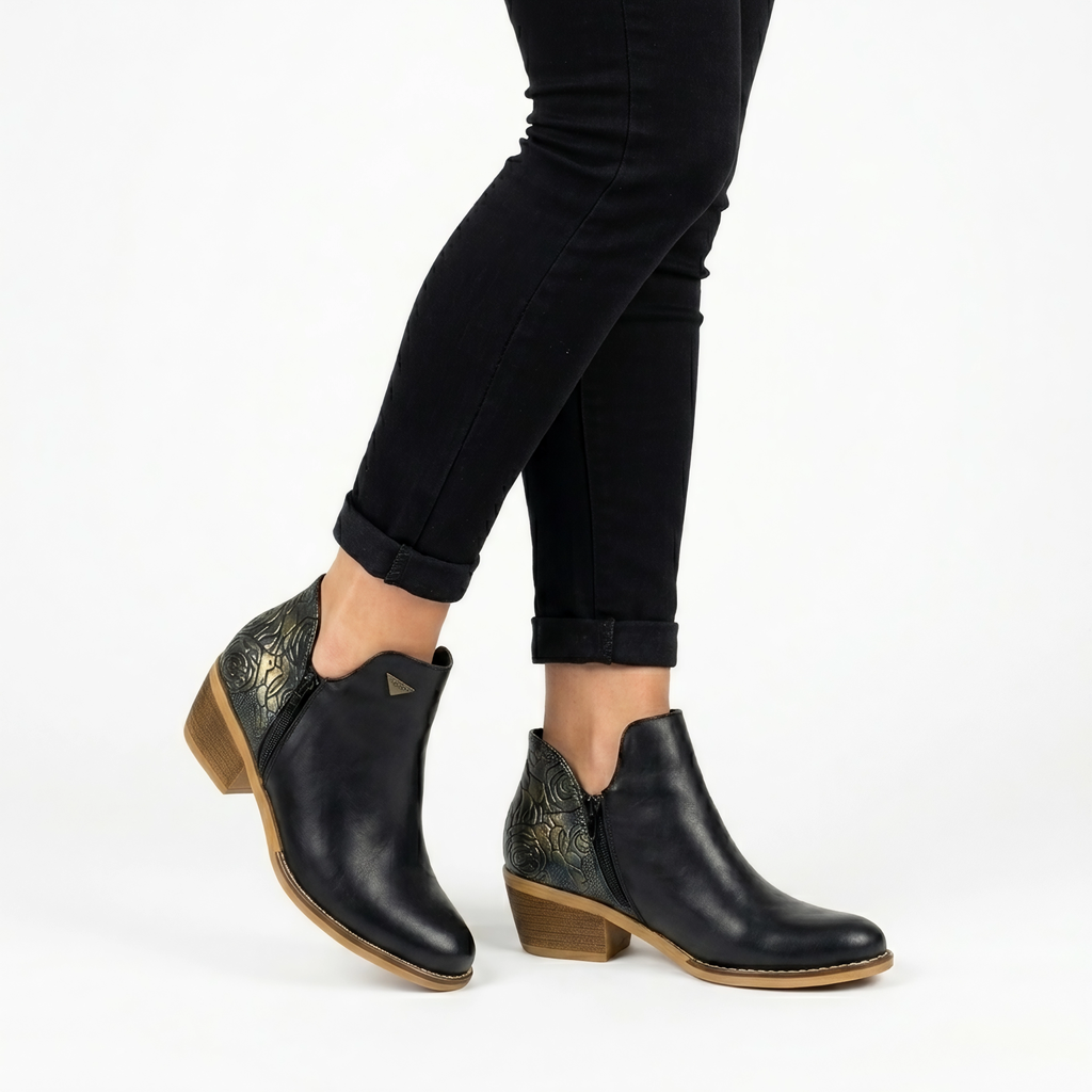 ZAPATO NEGRO MUJER 0406