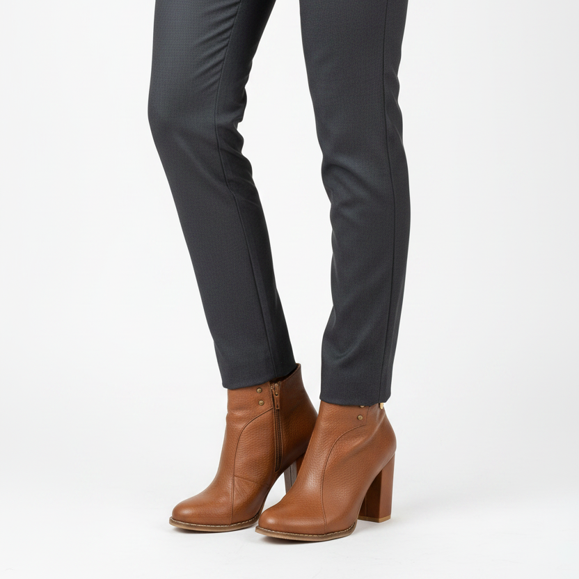BOTIN OCRE MUJER 0449