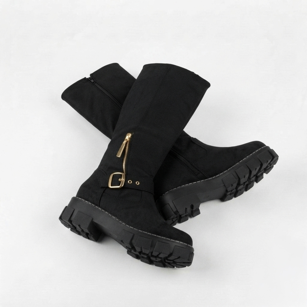 BOTA NEGRA MUJER 0448