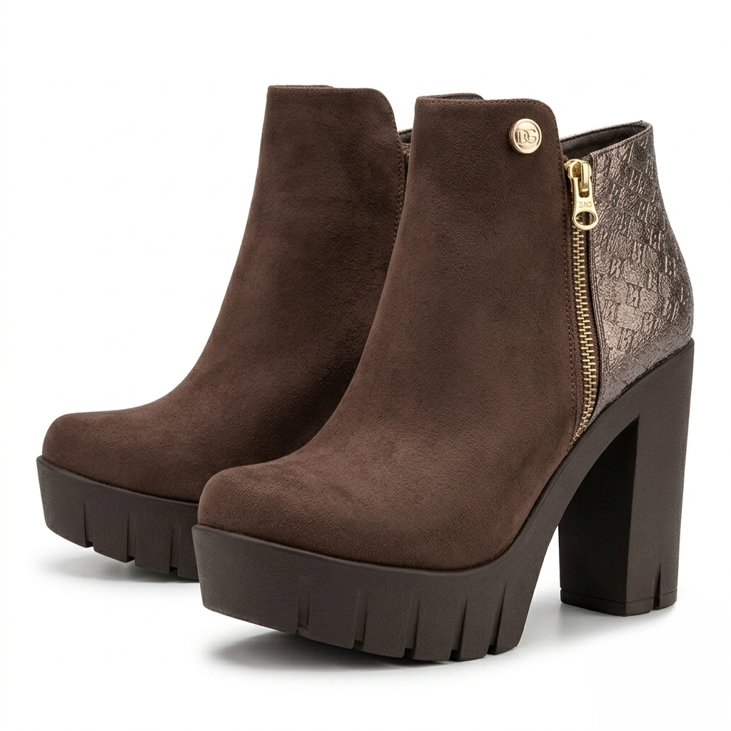 BOTIN CHOCOLATE MUJER 0476