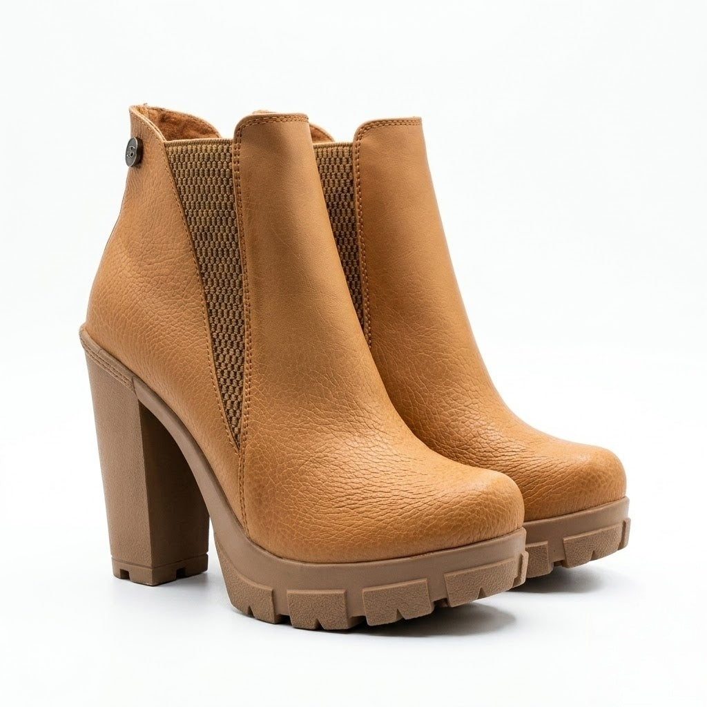 BOTIN CARAMELO MUJER 0490