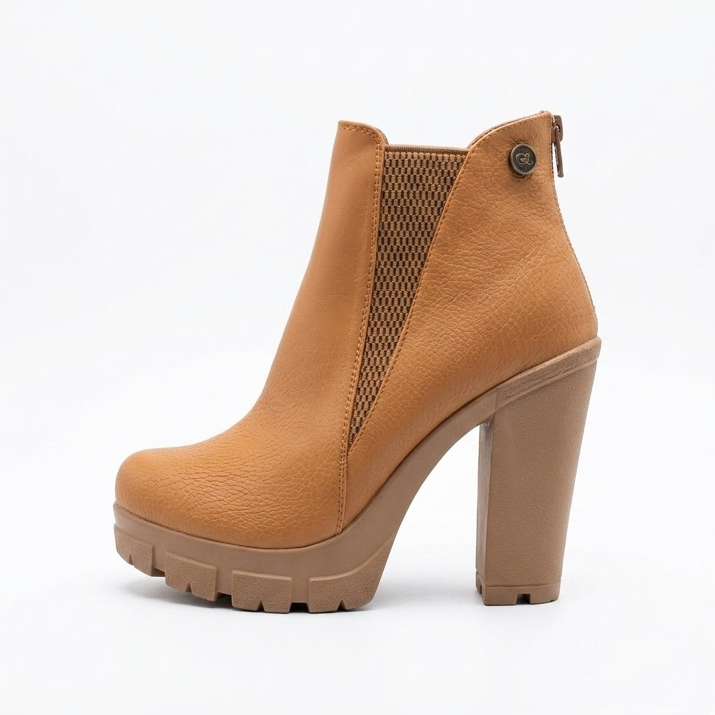 BOTIN CARAMELO MUJER 0490