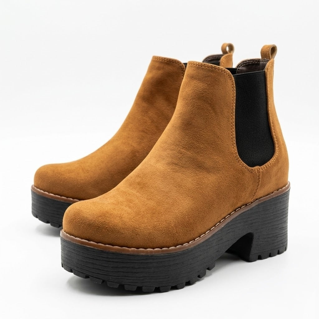 BOTIN CARAMELO MUJER 0486