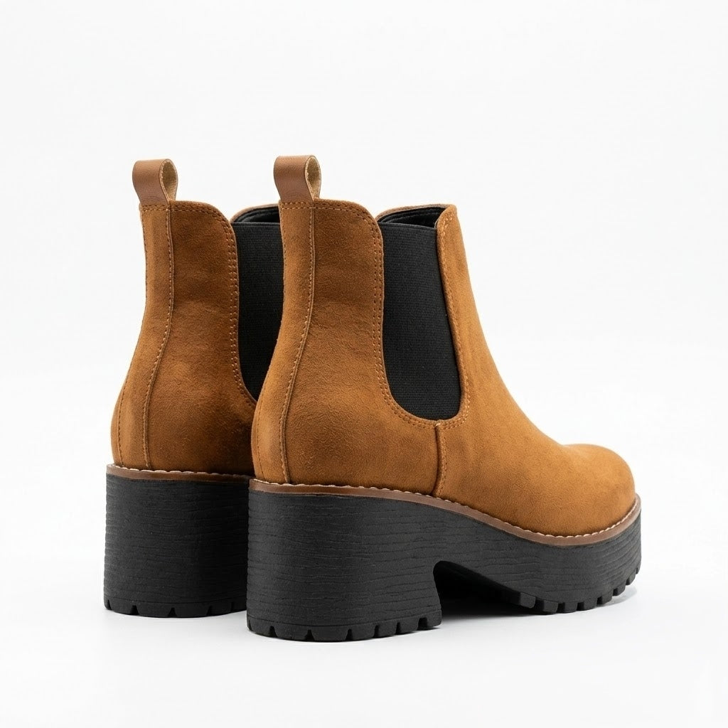 BOTIN CARAMELO MUJER 0486