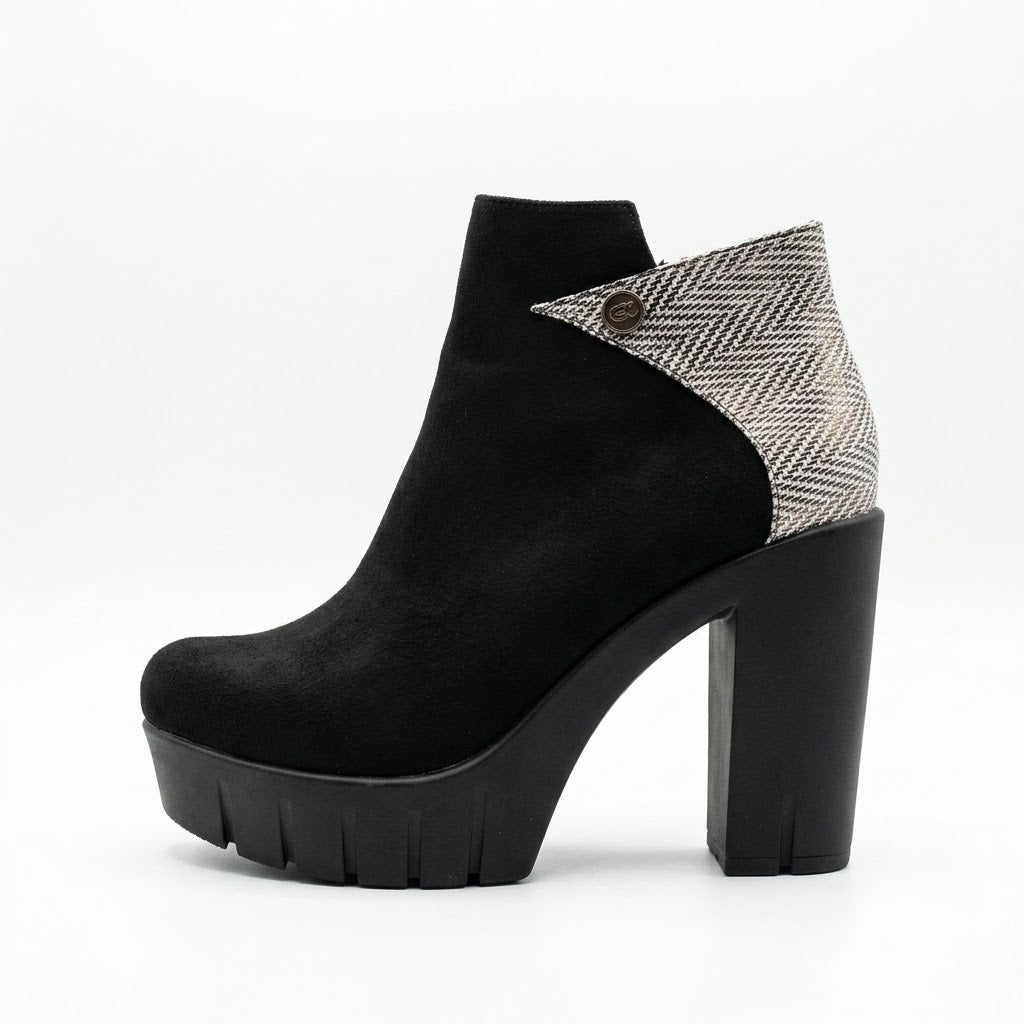 BOTIN NEGRO MUJER 0487