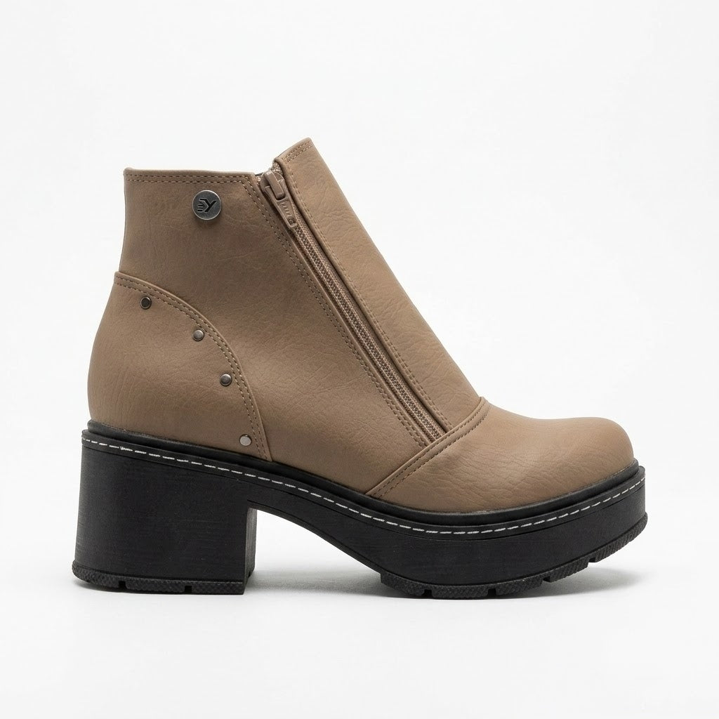 BOTIN TAUPE MUJER 0485