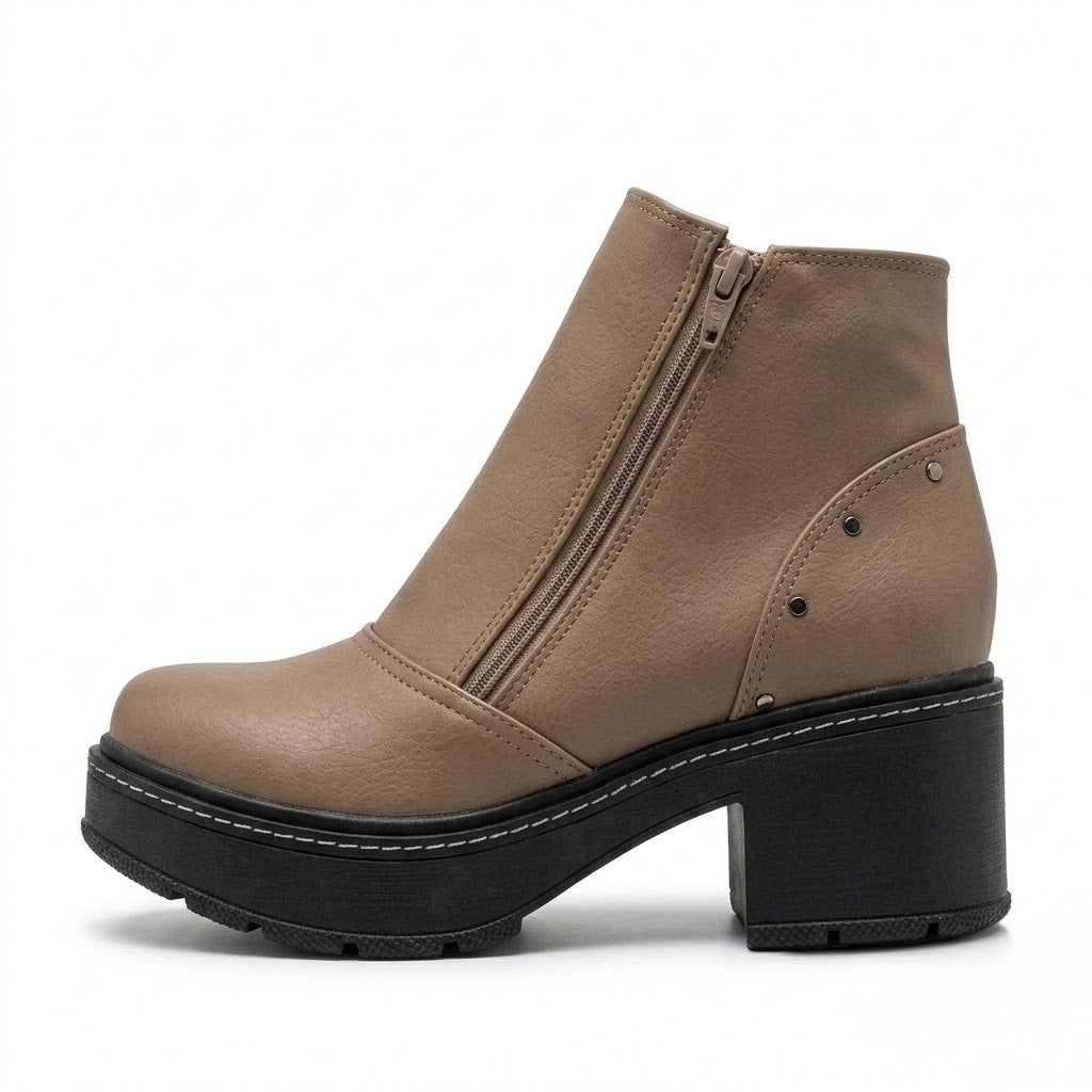BOTIN TAUPE MUJER 0485
