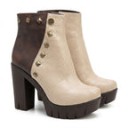 BOTIN BEIGE MUJER 0483