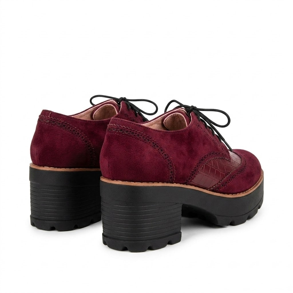ZAPATO BURDEO MUJER 0493
