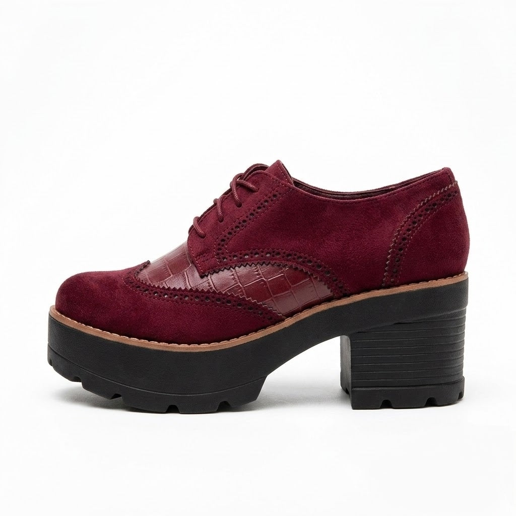 ZAPATO BURDEO MUJER 0493