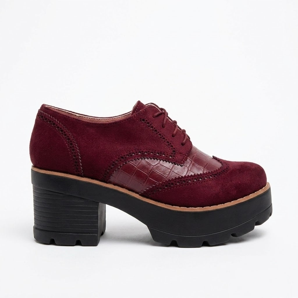 ZAPATO BURDEO MUJER 0493