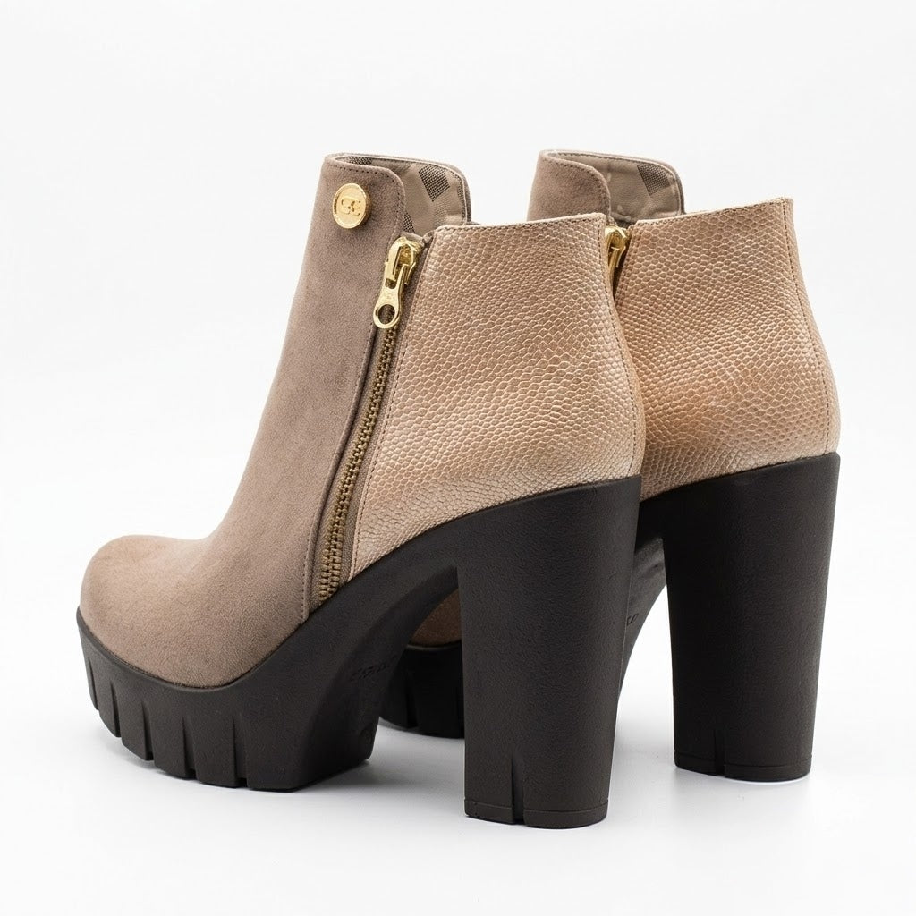 BOTIN TAUPE MUJER 0484