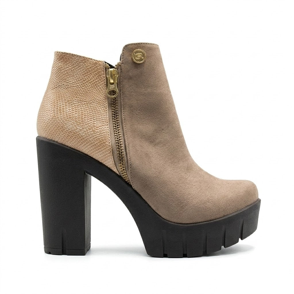 BOTIN TAUPE MUJER 0484