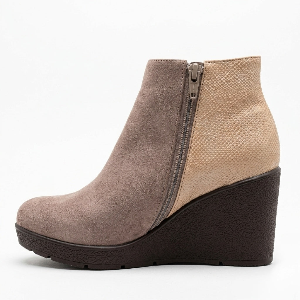 BOTIN TAUPE MUJER 0504
