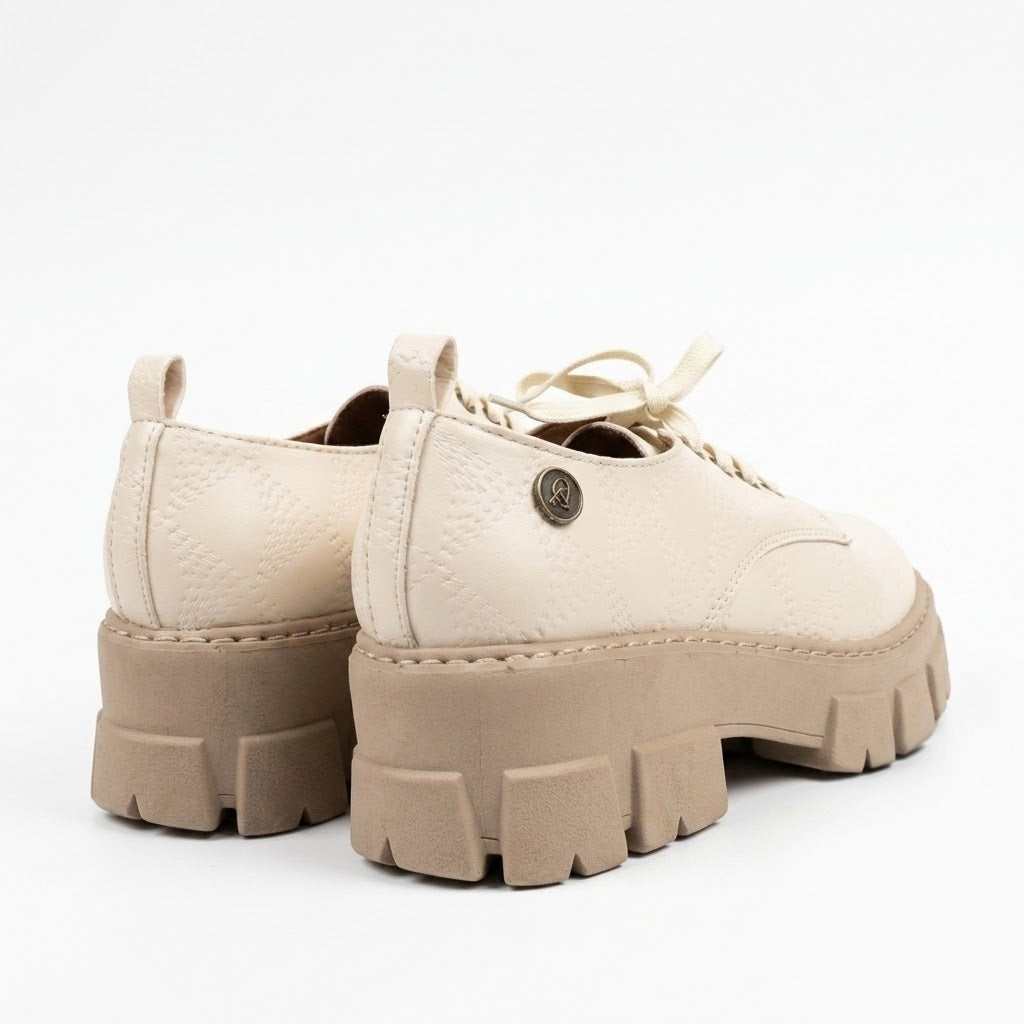 ZAPATO HUESO MUJER 0507