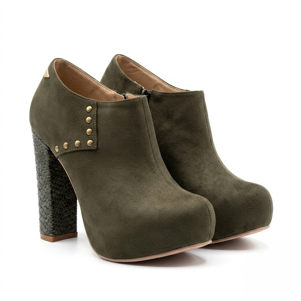 ZAPATO VERDE MUJER 0505