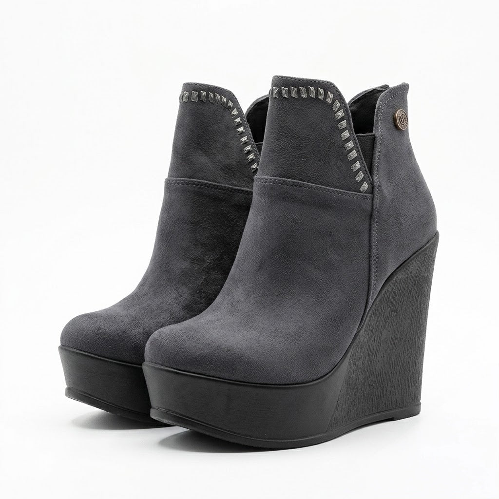 ZAPATO GRIS MUJER 0516