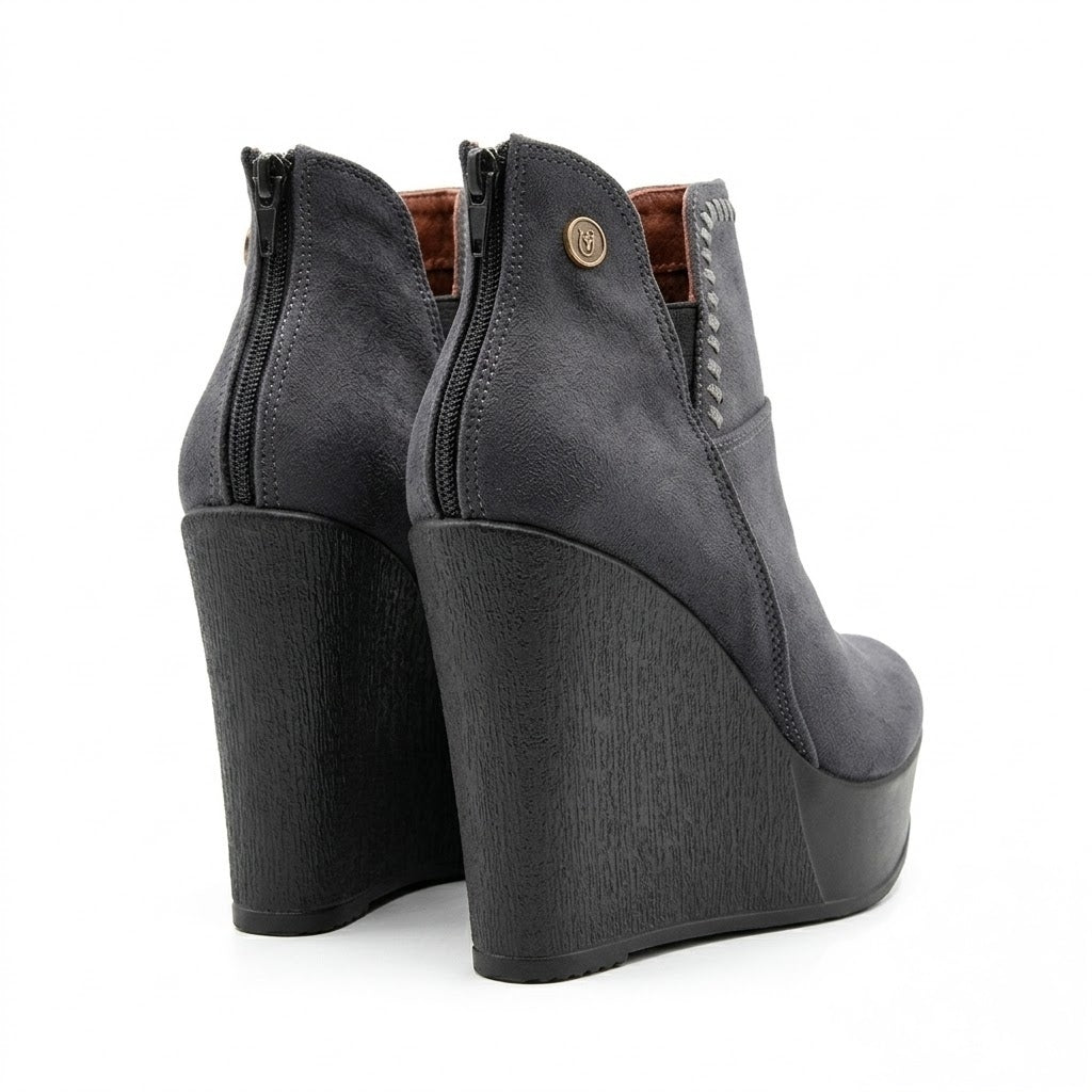ZAPATO GRIS MUJER 0516