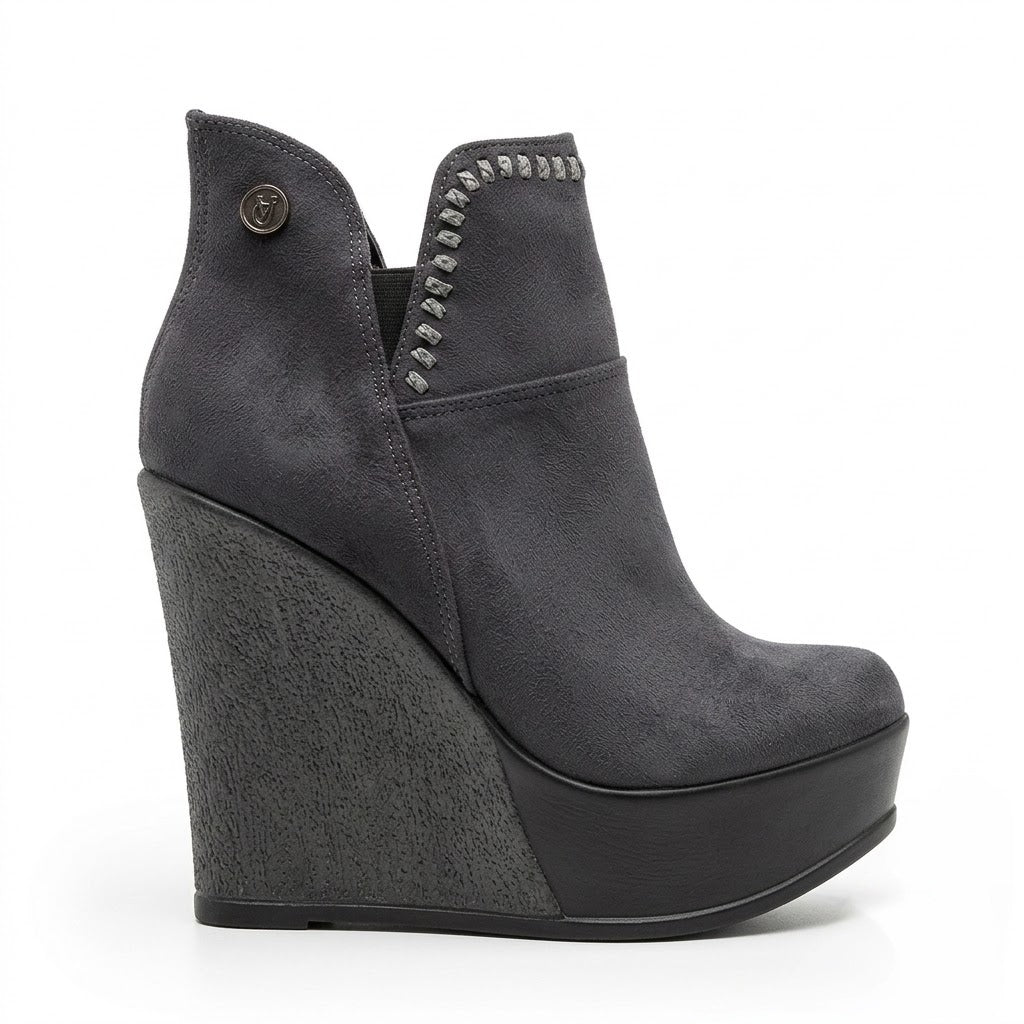 ZAPATO GRIS MUJER 0516