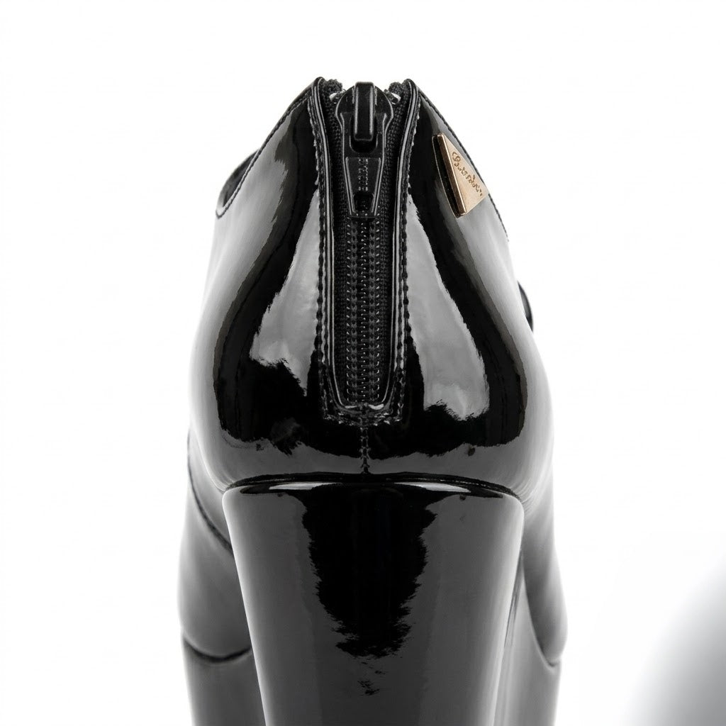 ZAPATO MUJER NEGRO CHAROL 0515