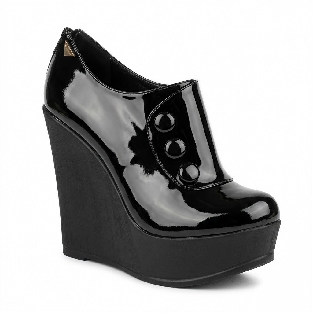 ZAPATO MUJER NEGRO CHAROL 0515
