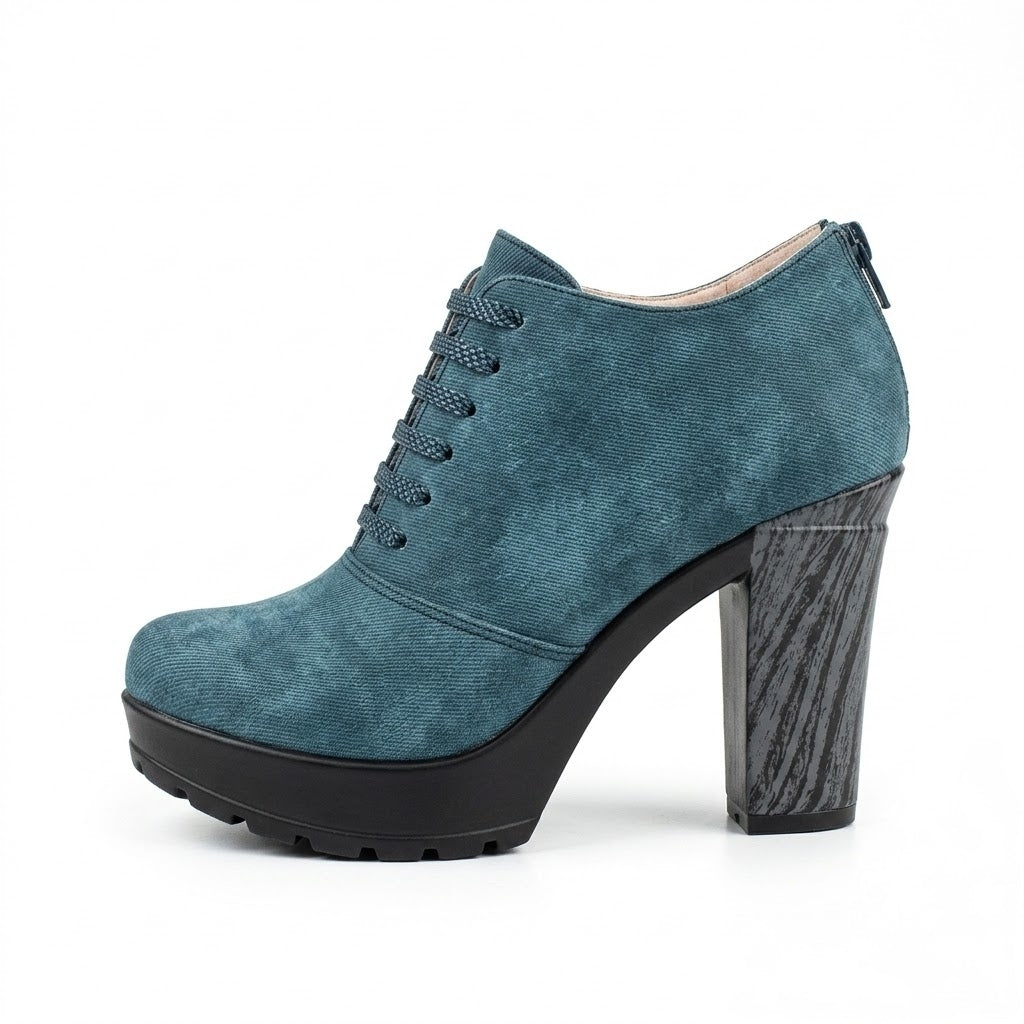 ZAPATO CELESTE MUJER 0508