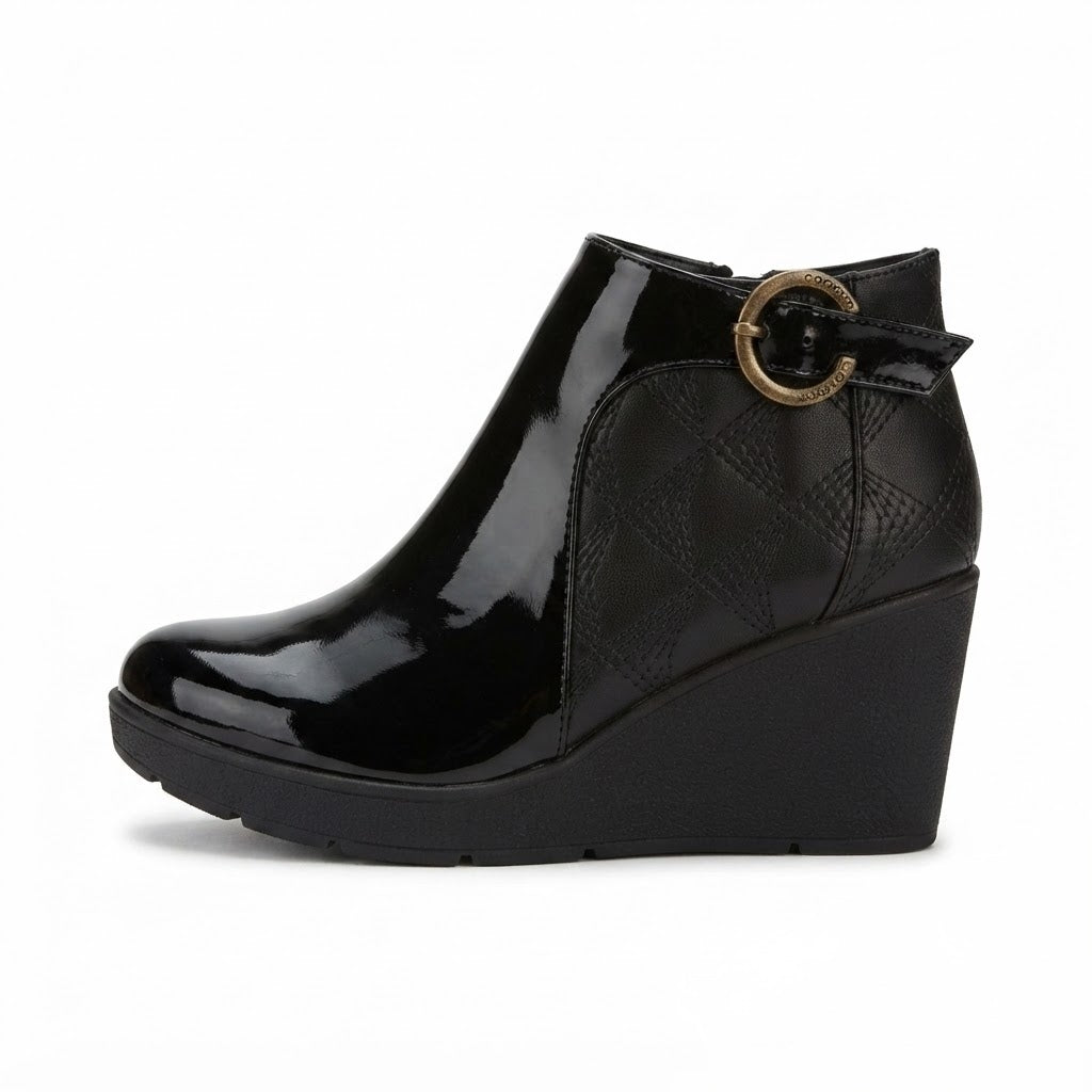 BOTIN CHAROL NEGRO MUJER 0500