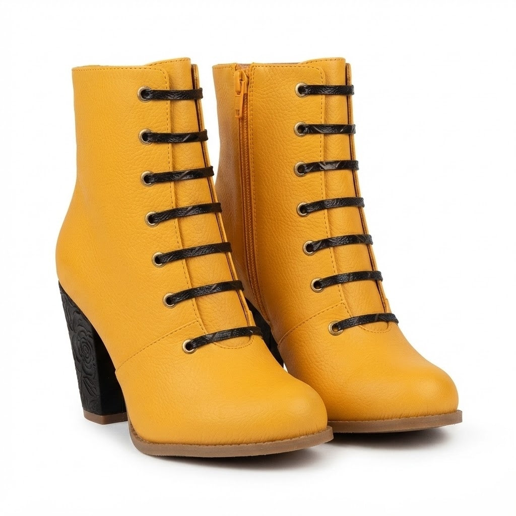BOTIN MOSTAZA MUJER 0506