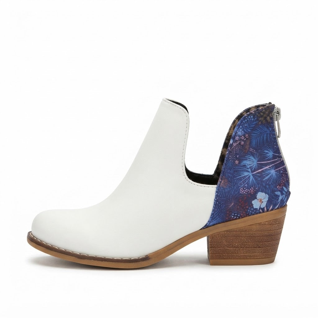 ZAPATO TEXANO MUJER BLANCO 0512