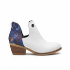 ZAPATO TEXANO MUJER BLANCO 0512