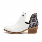ZAPATO TEXANO MUJER BLANCO 0523