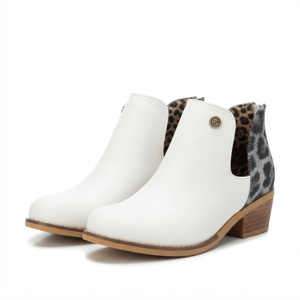 ZAPATO TEXANO MUJER BLANCO 0523