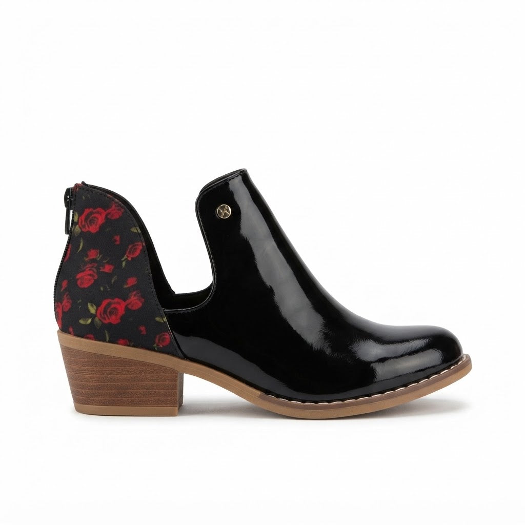 ZAPATO TEXANO MUJER NEGRO 0524