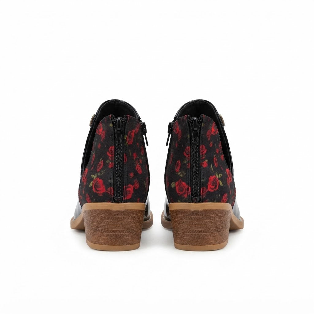 ZAPATO TEXANO MUJER NEGRO 0524