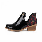 ZAPATO TEXANO MUJER NEGRO 0524