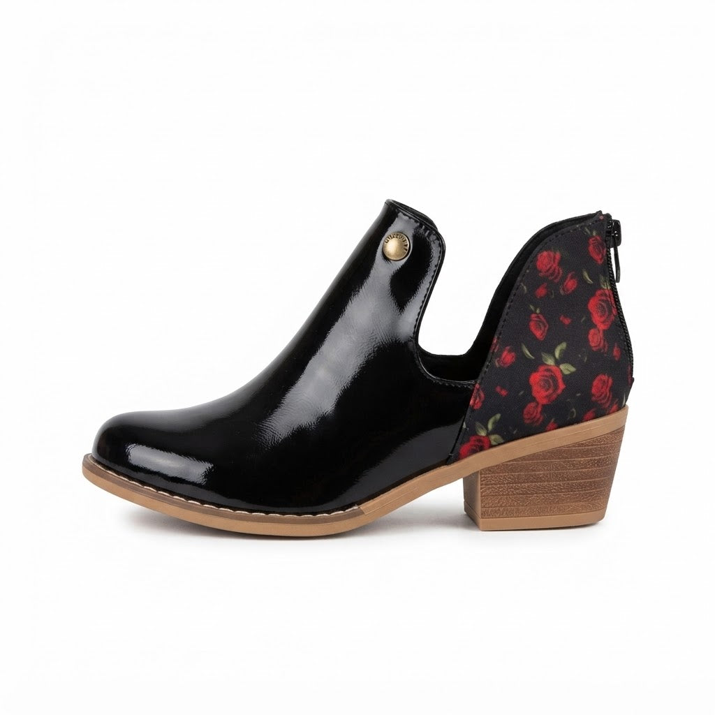 ZAPATO TEXANO MUJER NEGRO 0524