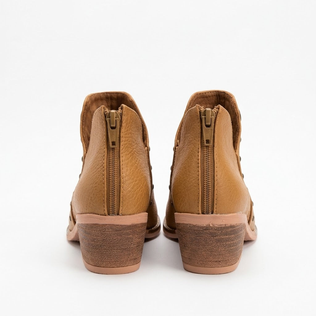 ZAPATO TEXANO MUJER CARAMELO 0529