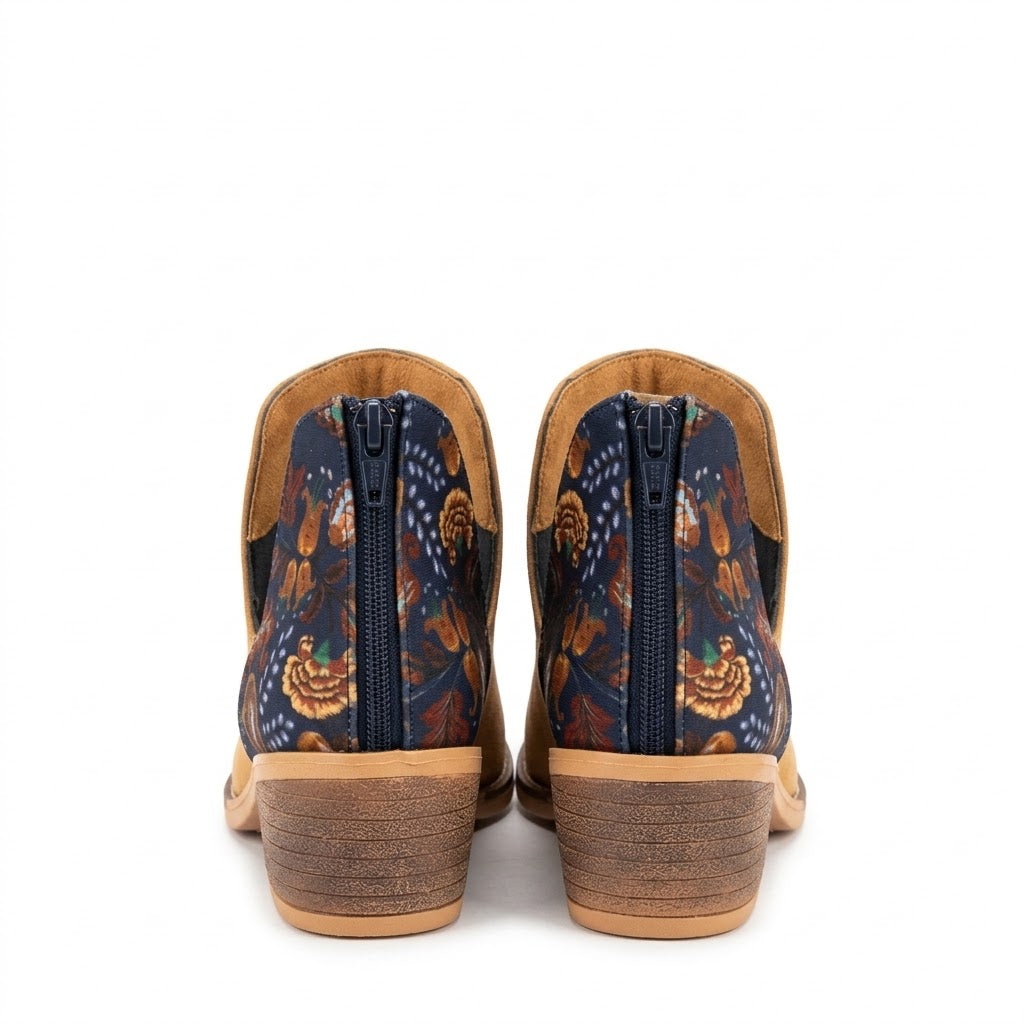 ZAPATO TEXANO MUJER CARAMELO 0525