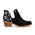 ZAPATO TEXANO MUJER NEGRO 0527