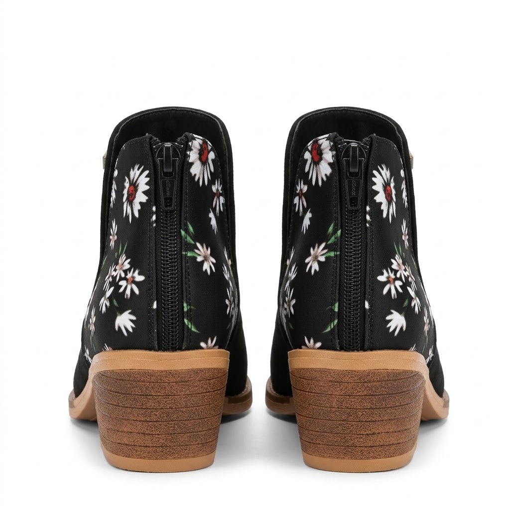 ZAPATO TEXANO MUJER NEGRO 0527