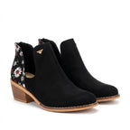 ZAPATO TEXANO MUJER NEGRO 0527
