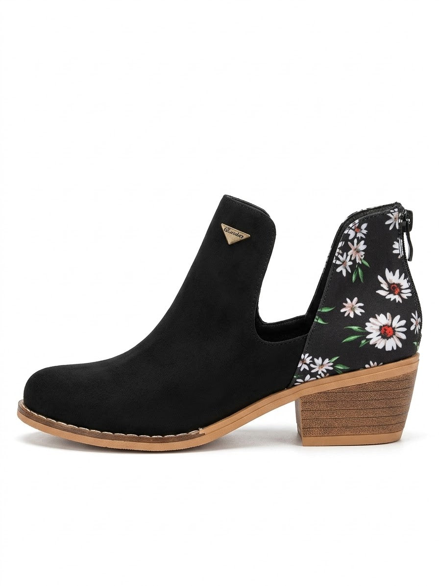 ZAPATO TEXANO MUJER NEGRO 0527