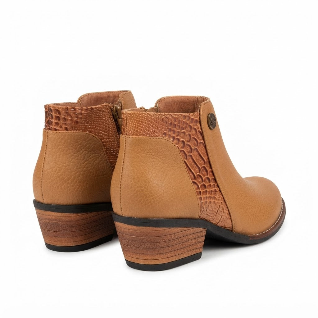 ZAPATO TEXANO MUJER CARAMELO 0528