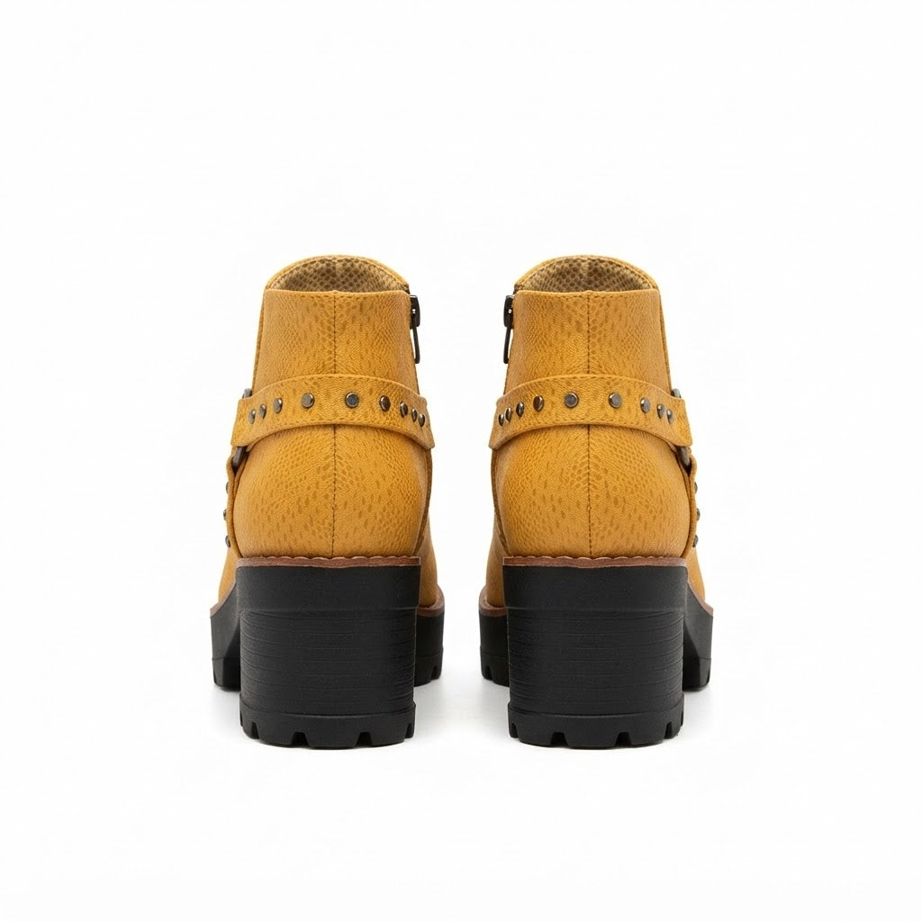BOTIN MUJER MOSTAZA 0533