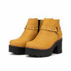 BOTIN MUJER MOSTAZA 0533