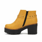 BOTIN MUJER MOSTAZA 0533